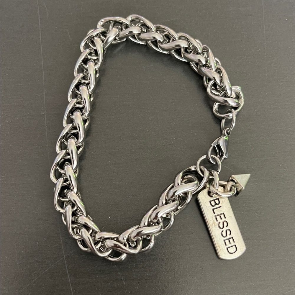 Stanley Silver Double Chain Bracelet